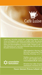 Mobile Screenshot of cafe-luise-ffo.de